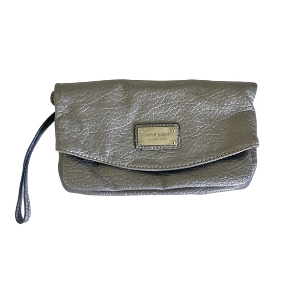 Nine West Silver Crossbody Convertible Purse - Picture 2 of 9